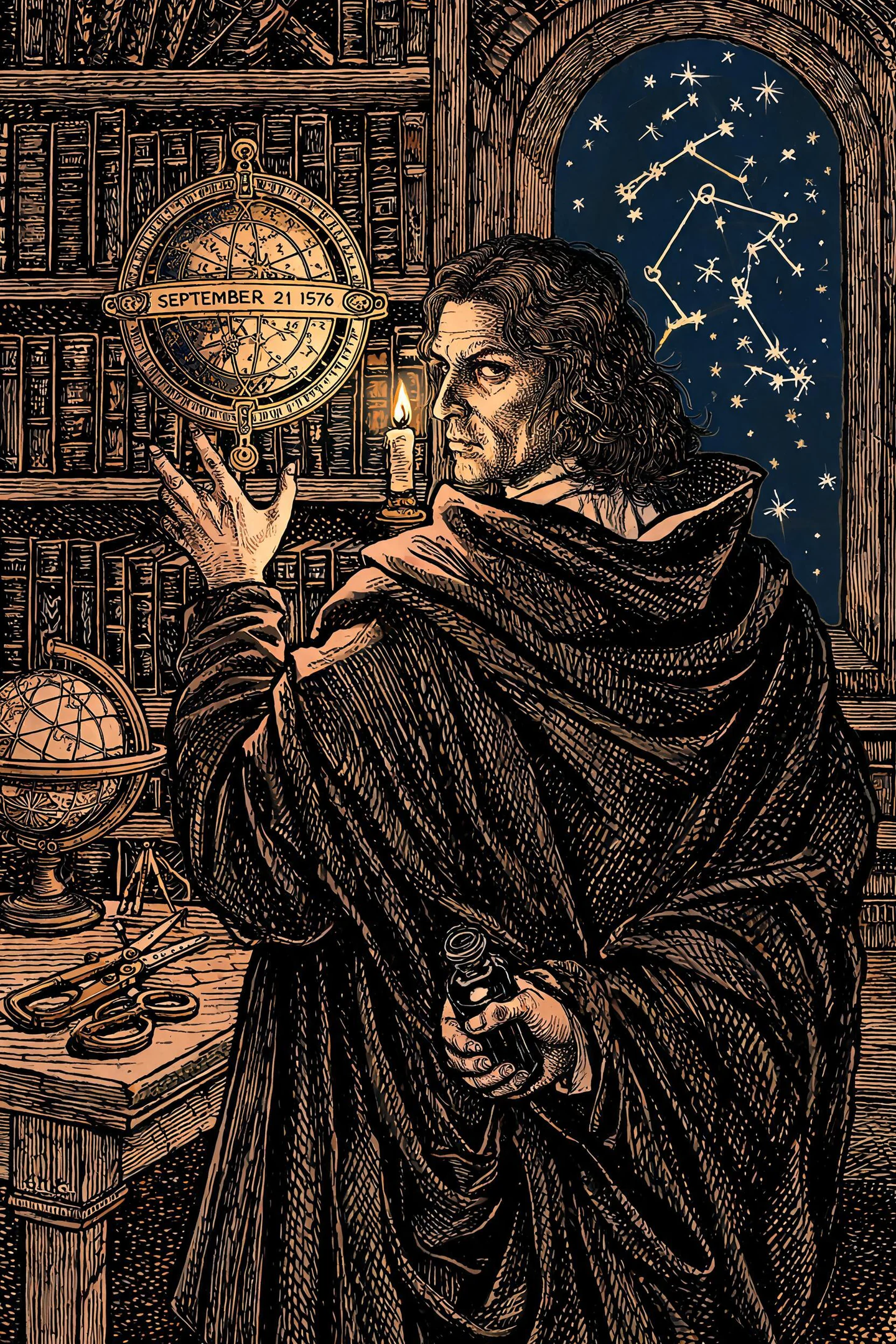 Reverse Tarot card 01, The Magus