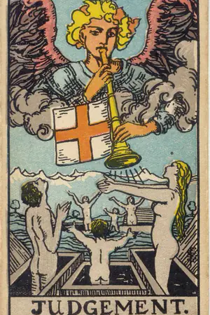 Upright Major Arcana card 20, Judgement